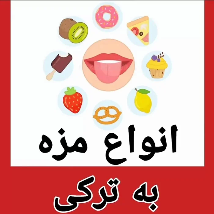 مزه ها در زبان ترکی استانبولی