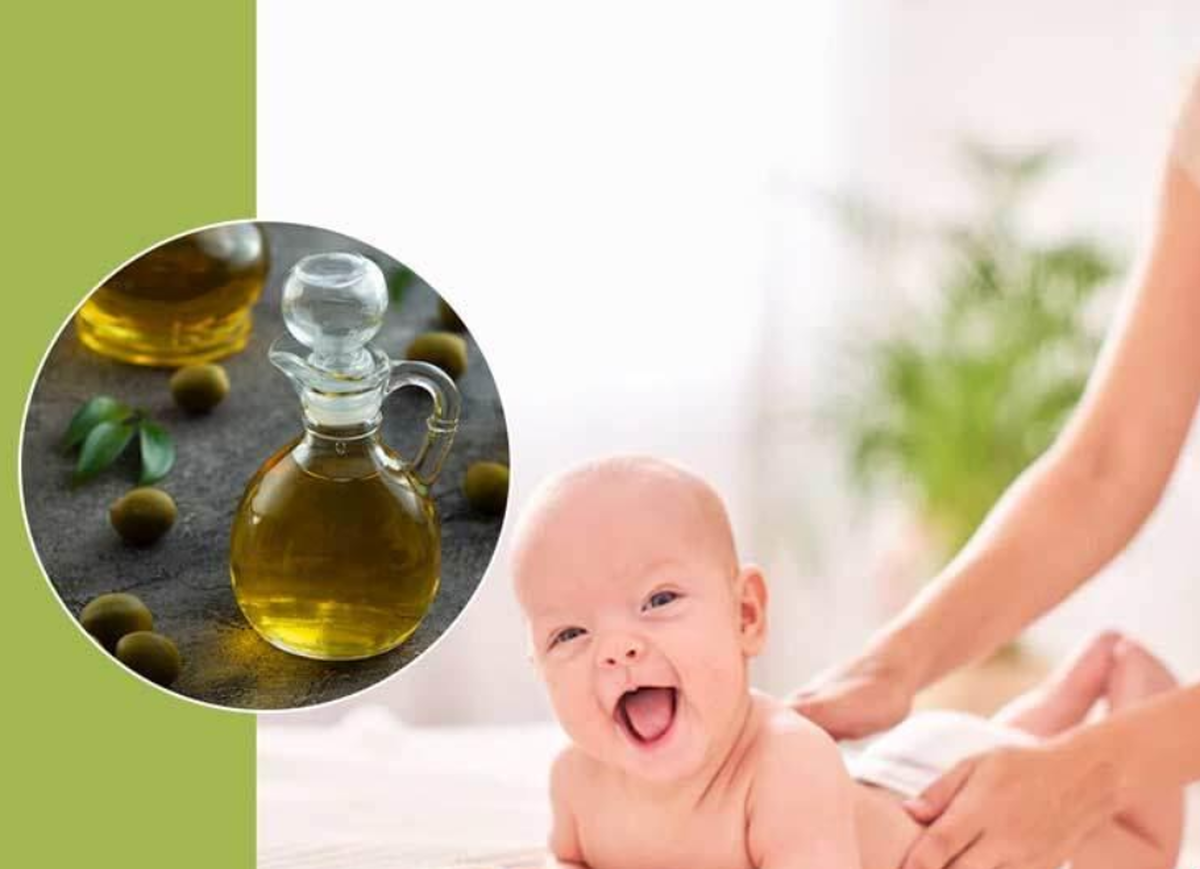 روغن فواید ماساژ نوزاد با روغن زیتون
