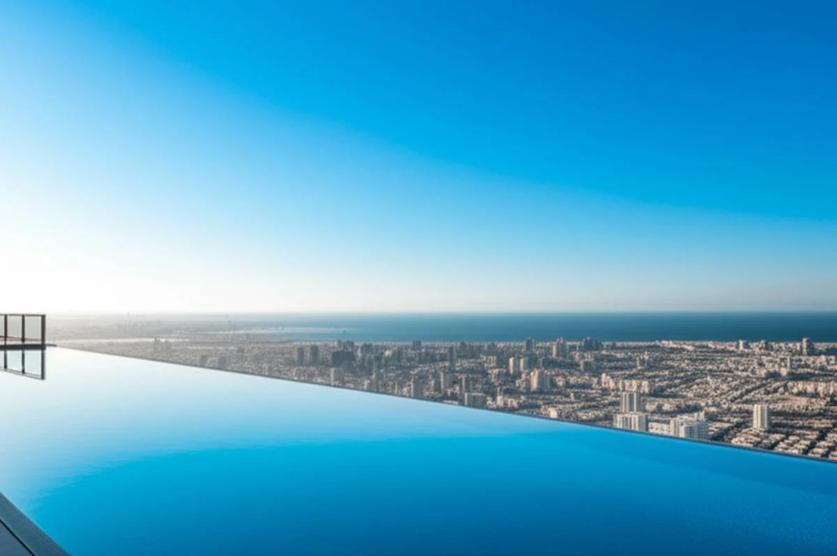 Aura Skypool، جایی که آسمان و آب به هم می رسند!