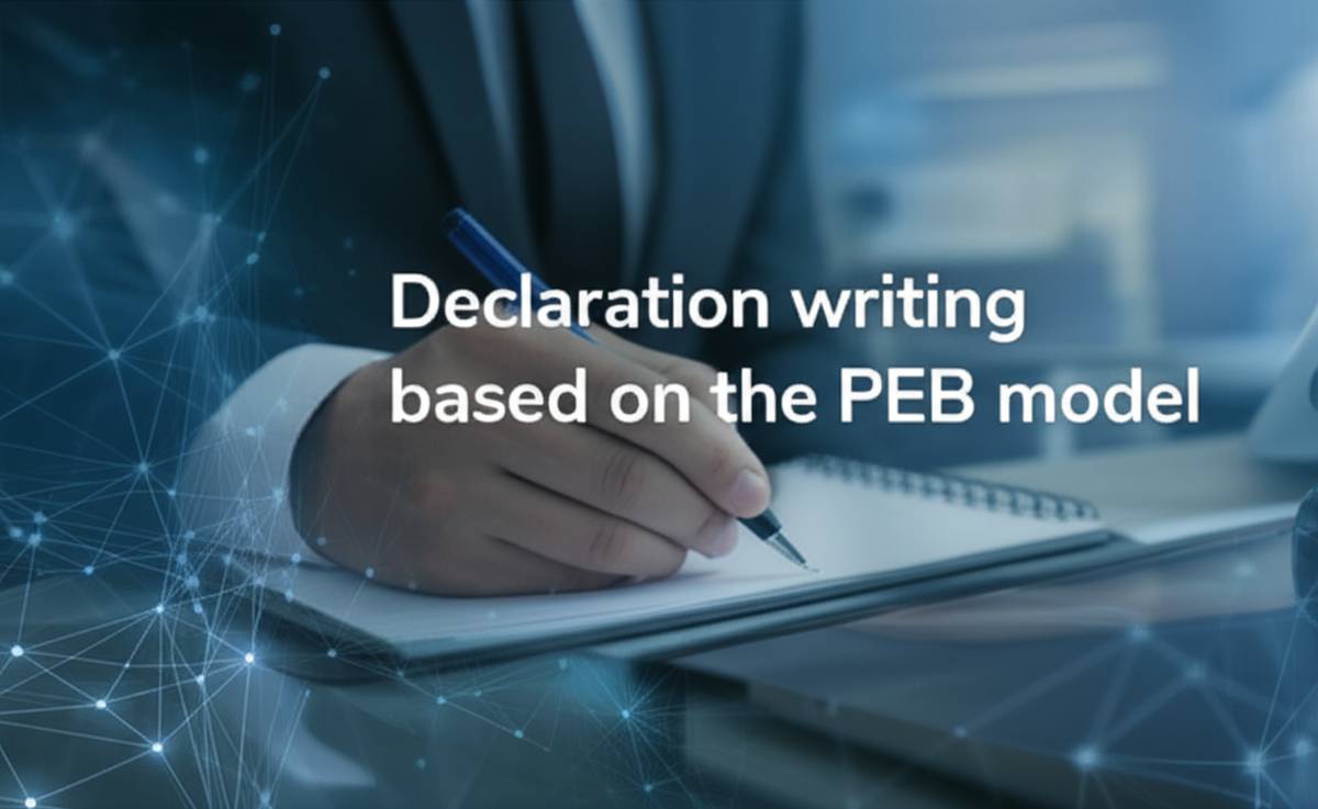 اظهارنامه نویسی بر اساس مدل PEB | آموزش جامع و گام به گام
