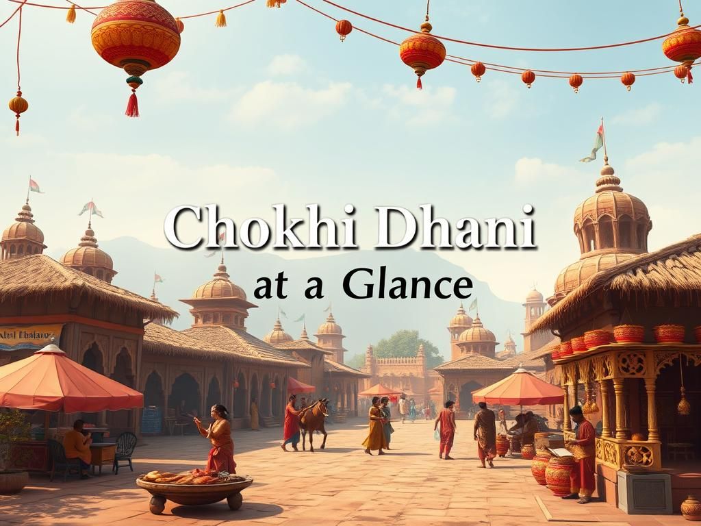 چوخی دانی (Chokhi Dhani) در یک نگاه | معرفی دهکده فرهنگی هند